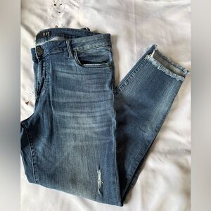 Kut brand skinny Connie ankle jeans are available in size 14.